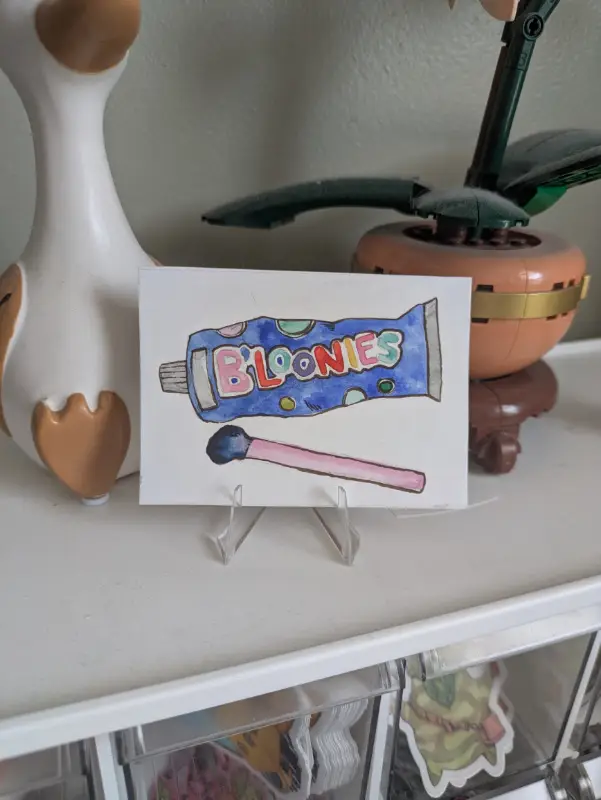 Bloonies aceo art card
