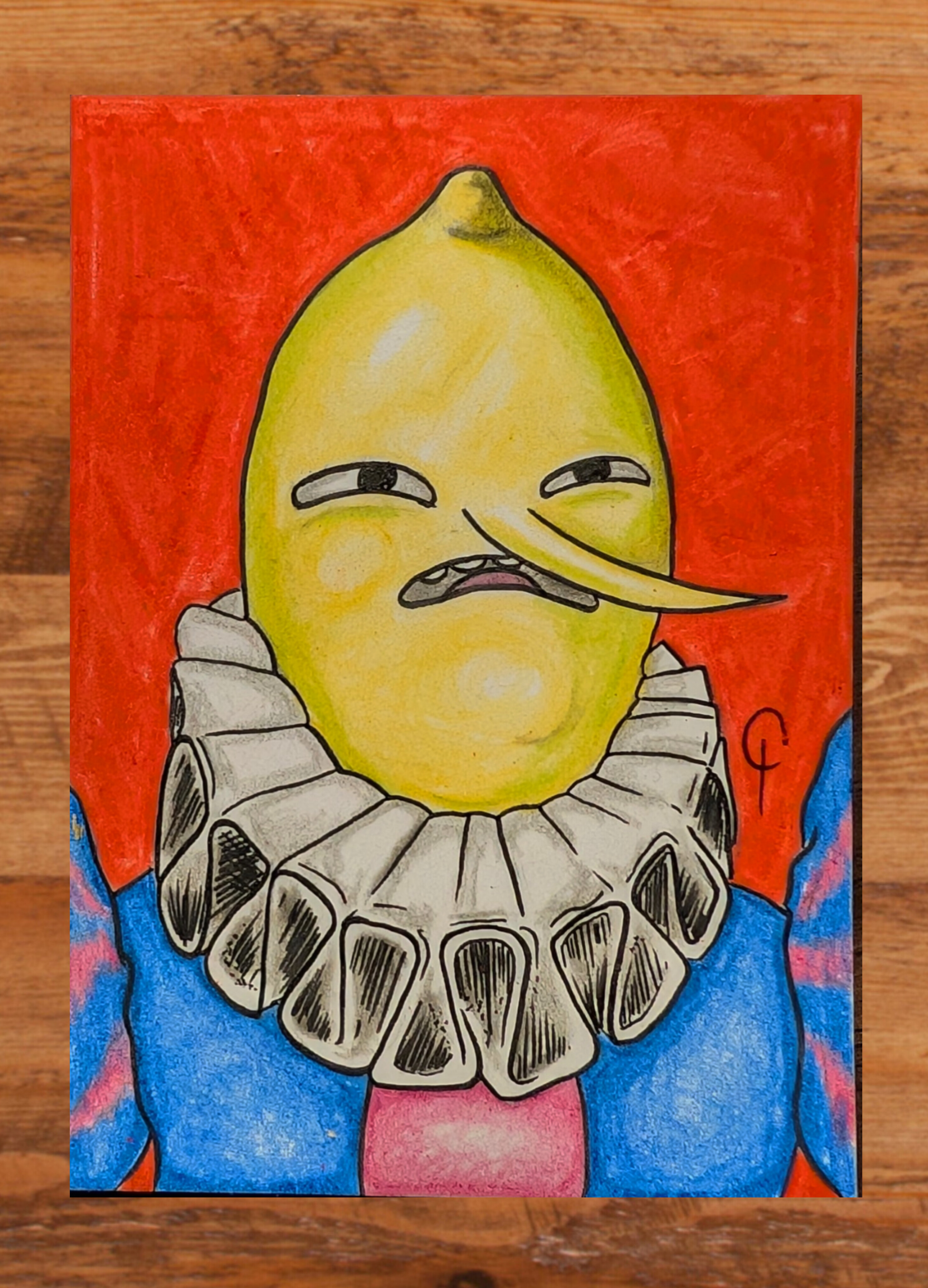 Unacceptable! aceo art card