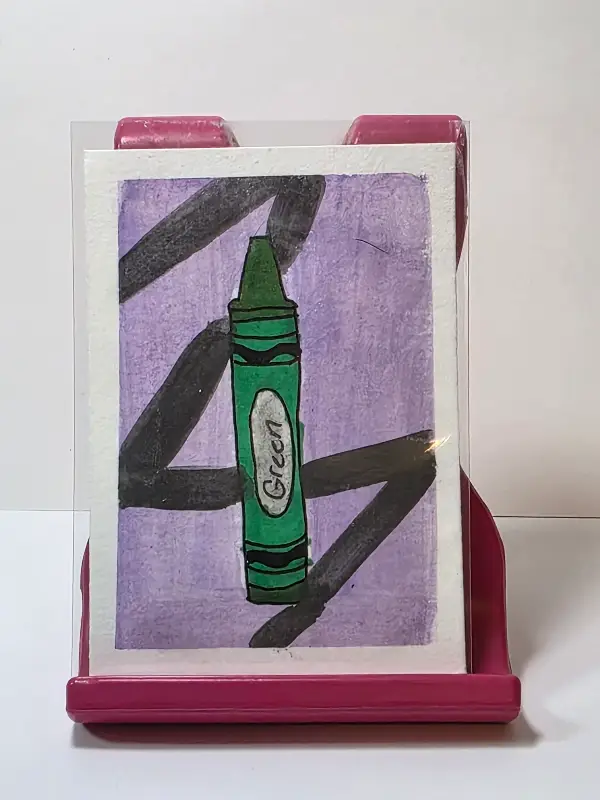 Crayons 4/6 - 6/6 aceo art card
