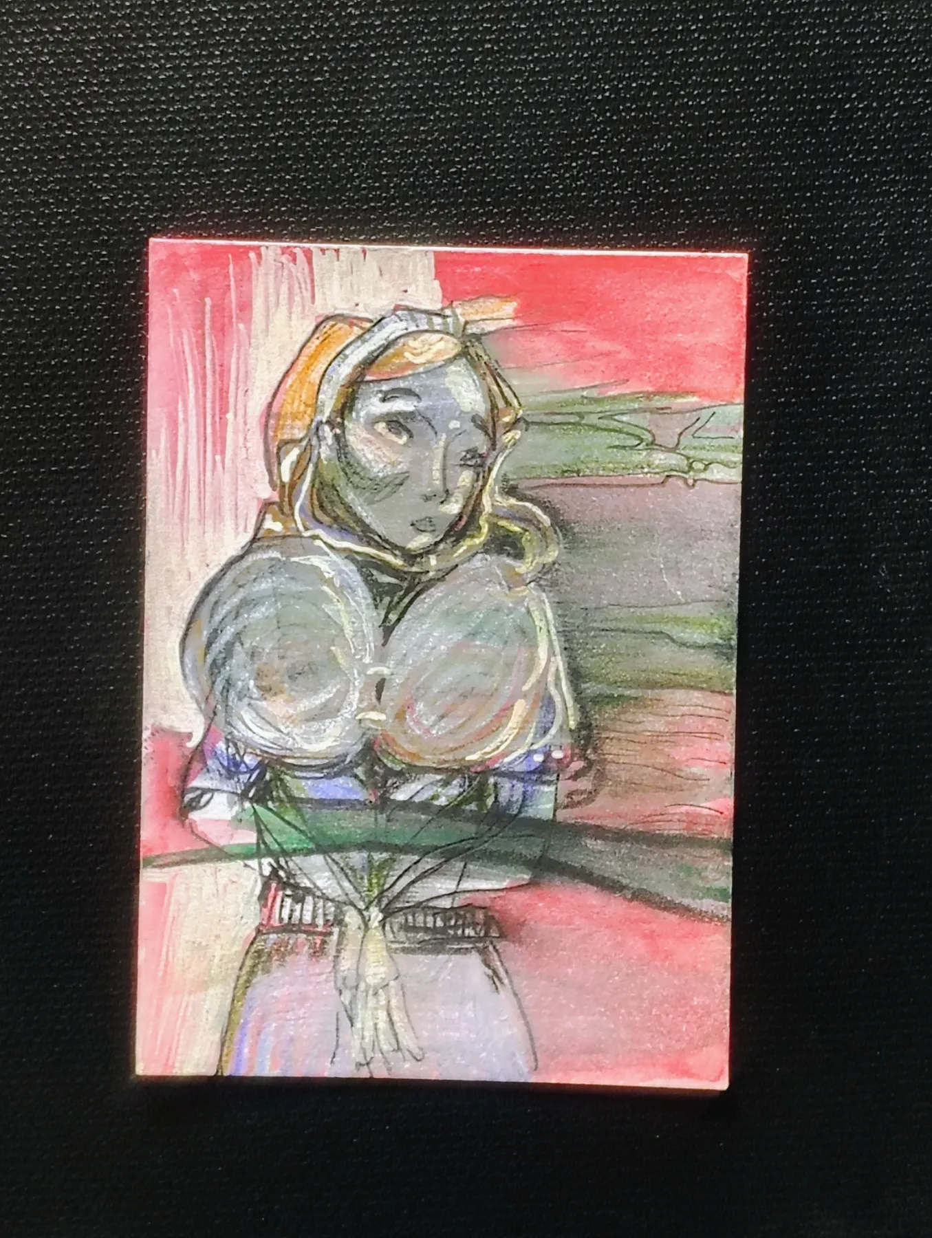 Drifting aceo art card