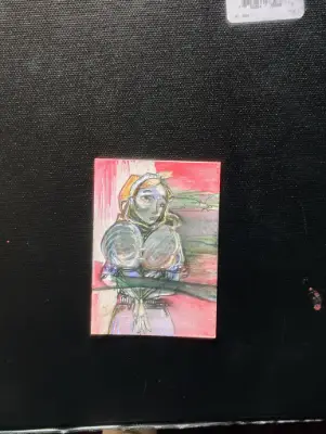 Drifting aceo art card thumbnail 2
