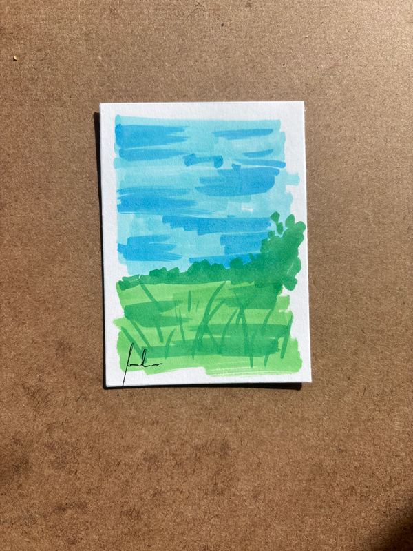 “Landscape: Two” 2/5 aceo art card