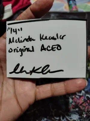 ACEO Orca Ocean aceo art card thumbnail 2