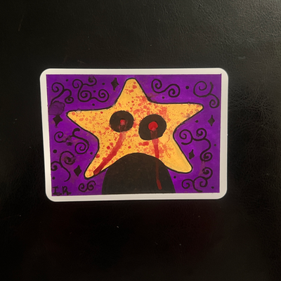 “Blessed Be The Morningstar - 1” aceo art card thumbnail 2