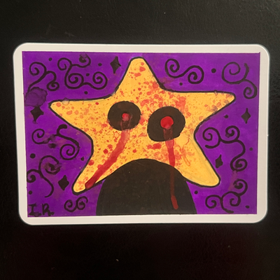 “Blessed Be The Morningstar - 1” aceo art card thumbnail 1