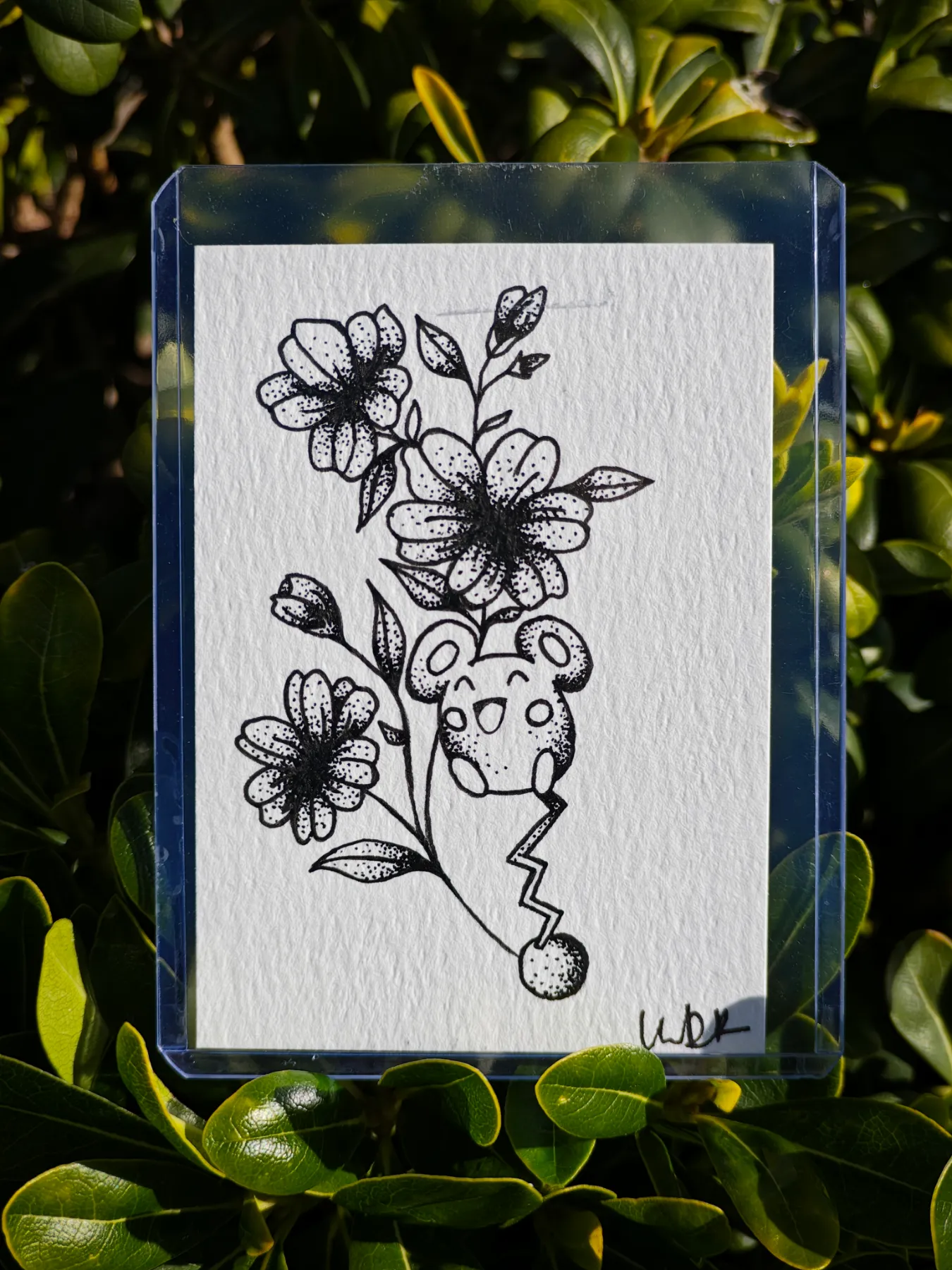 Small Mouse aceo art card