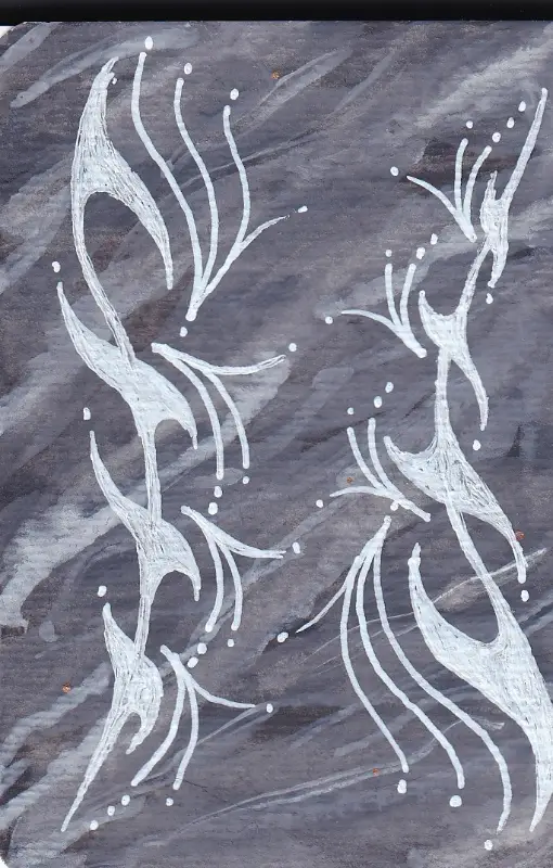 Marblewhite aceo art card