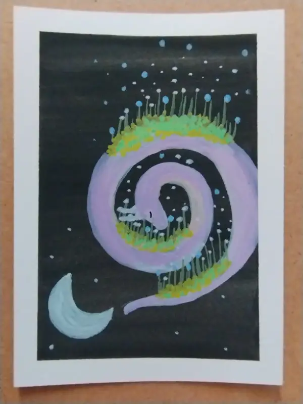 Creation aceo art card