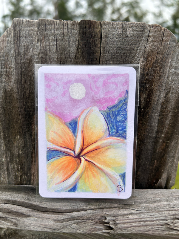 Send me HOME aceo art card