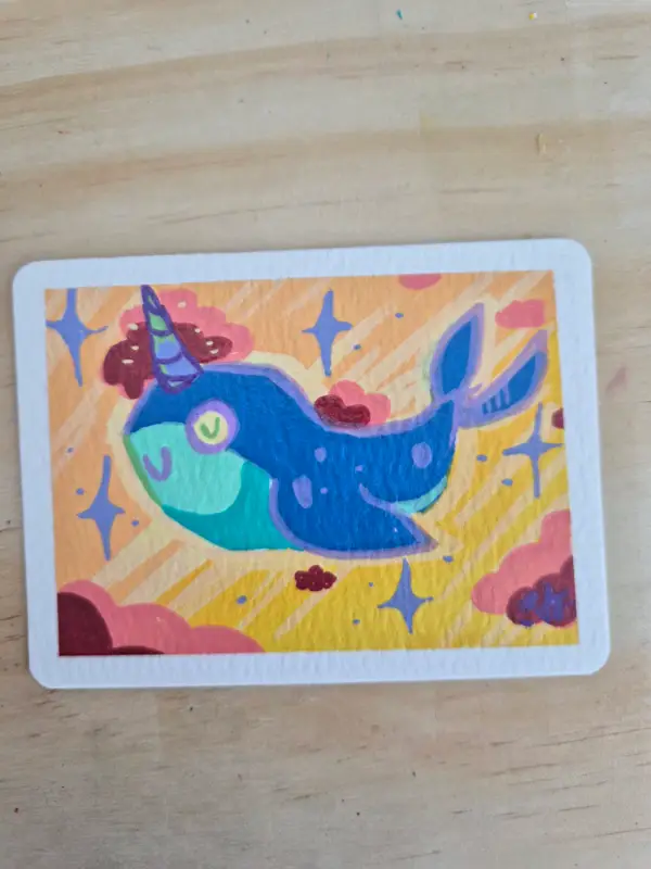 MAGICAL aceo art card