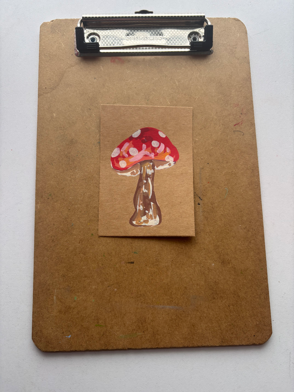 “Mushroom” aceo art card