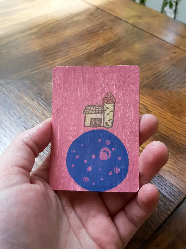 Moon Farm aceo art card