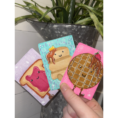 ACEO Original “Yummies Series” #3/3 bayleebowenart aceo art card thumbnail 2
