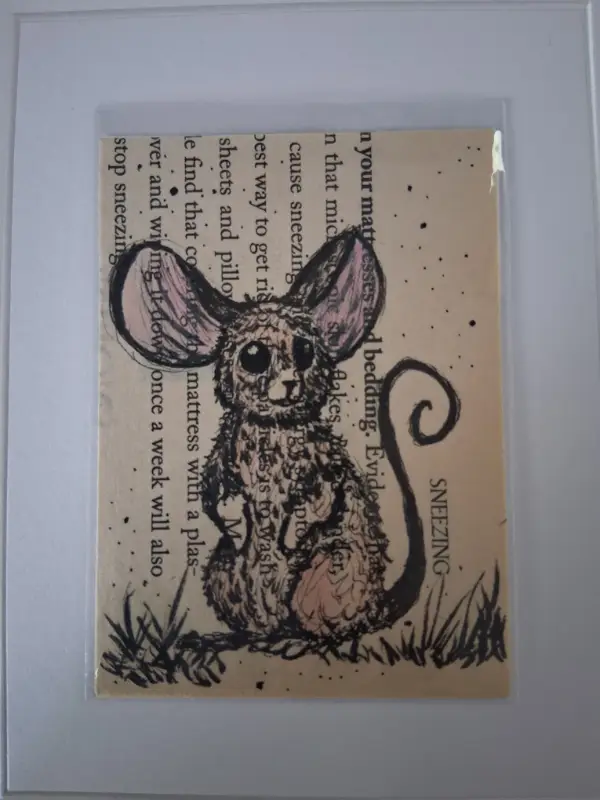Little Mouse aceo art card