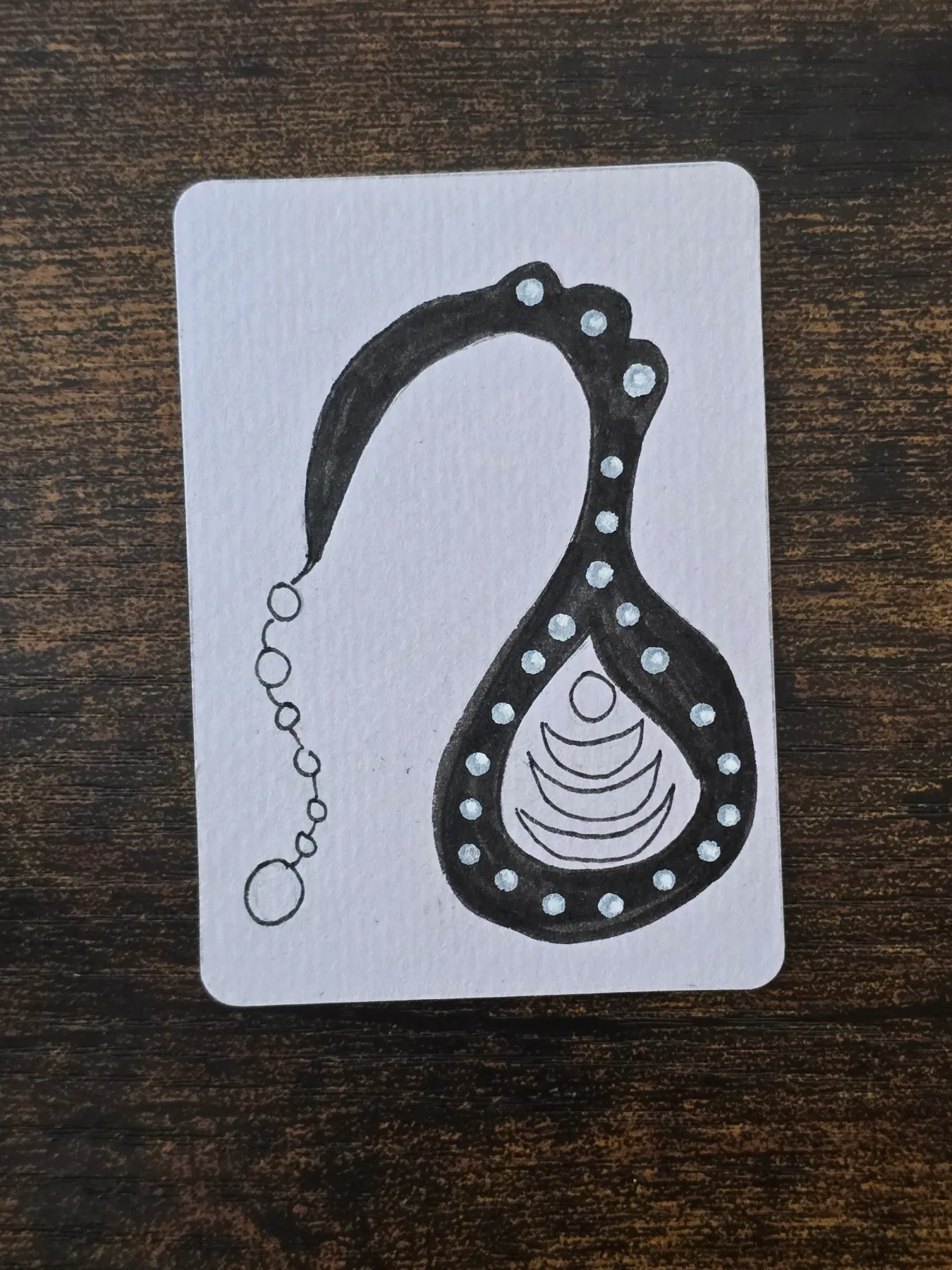 Kipper aceo art card