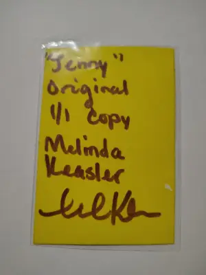 Jenny horse aceo art card thumbnail 2