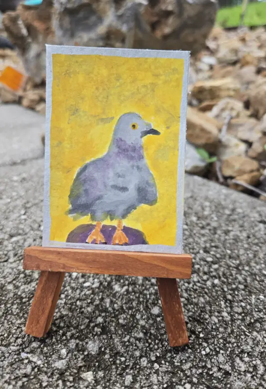Frank aceo art card