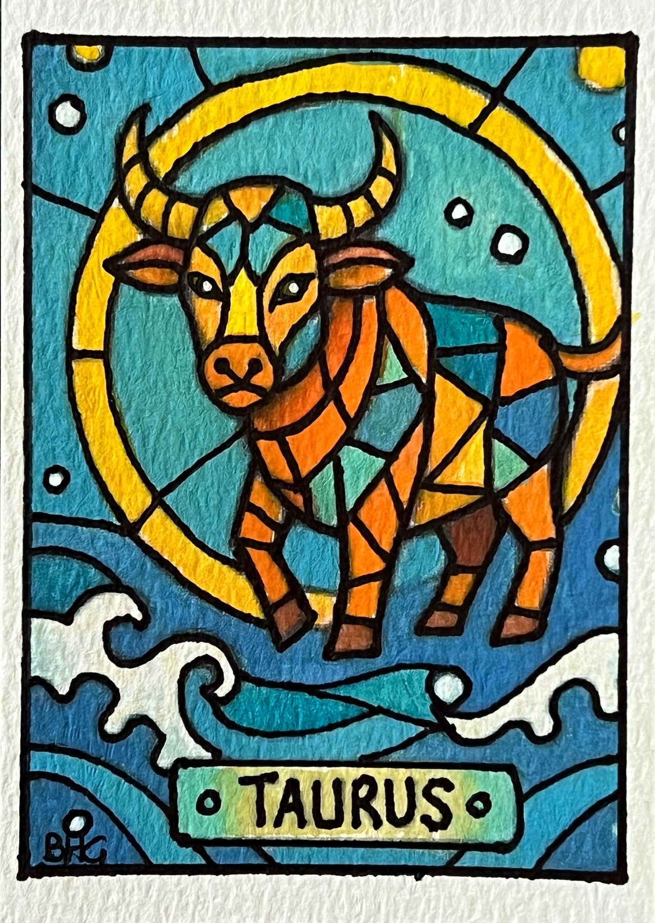 Taurus aceo art card