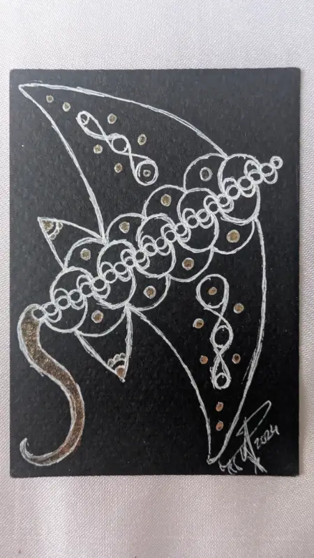 Manta aceo art card