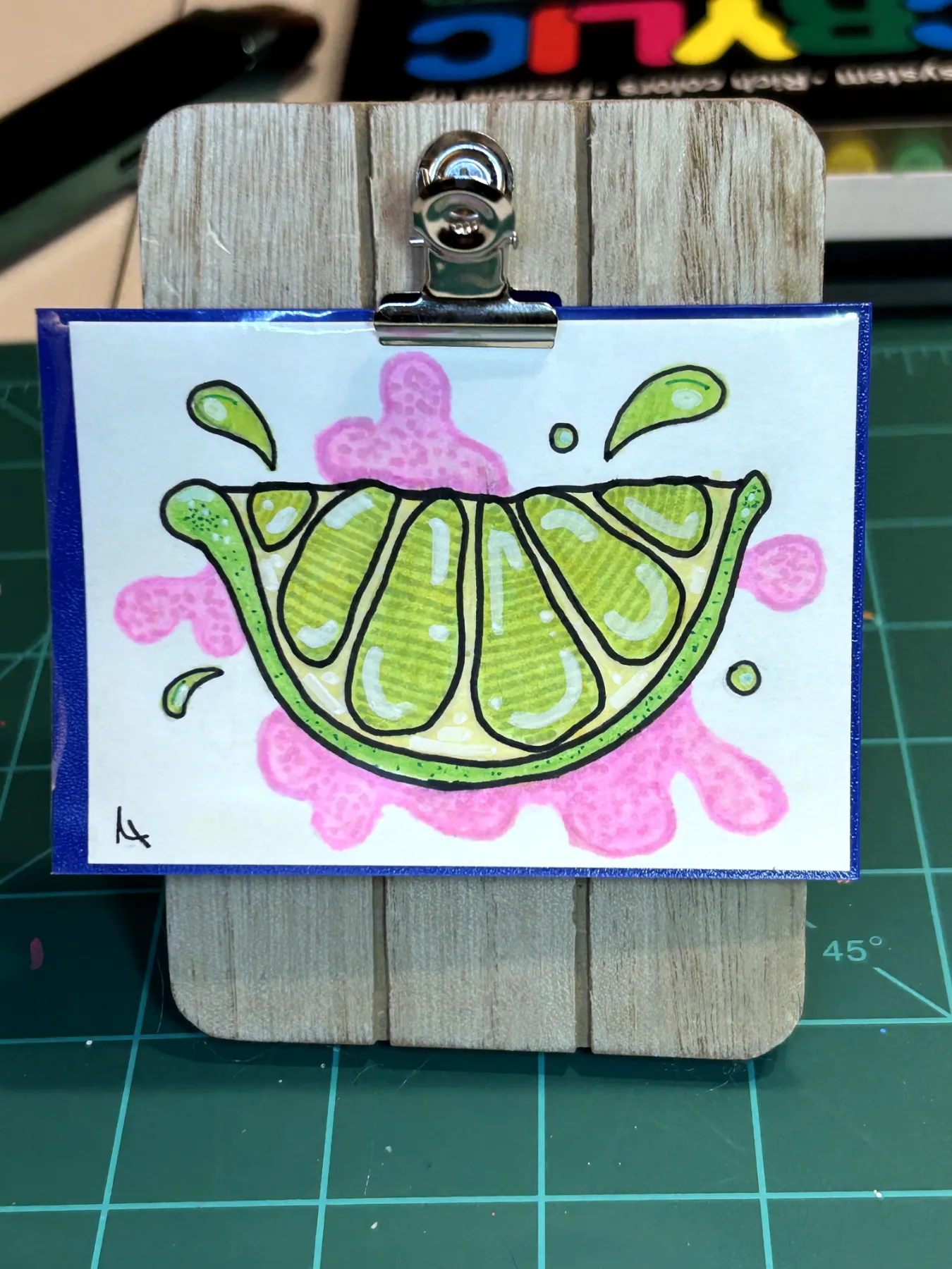 La Lima aceo art card