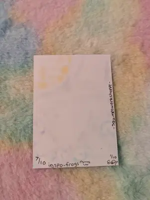 'Life is Better with Friends' Inspo-Frog 7/10 aceo art card thumbnail 2