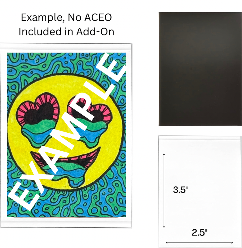 Magnetic Sleeve Add-On aceo art card