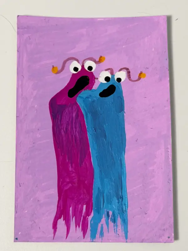 Yip Yip Martians aceo art card