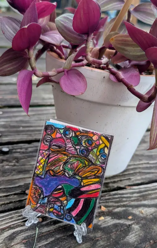 The Seer & it's Illusions aceo art card