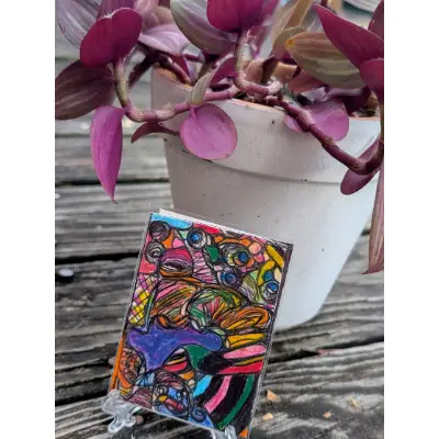 The Seer & it's Illusions aceo art card thumbnail 1