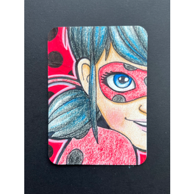 Miraculous ladybug 1 aceo art card thumbnail 2