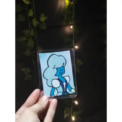 Sapphire aceo art card thumbnail 1