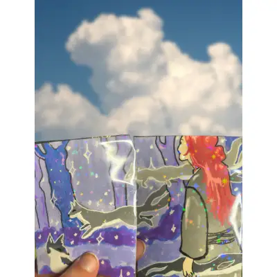 Fox in the wind mini series bundle aceo art card thumbnail 2