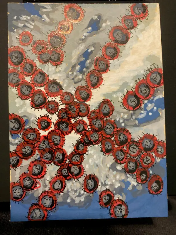 Candida auris aceo art card