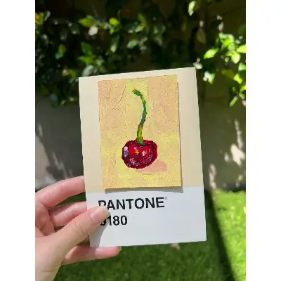 The Standalone Cherry aceo art card thumbnail 1