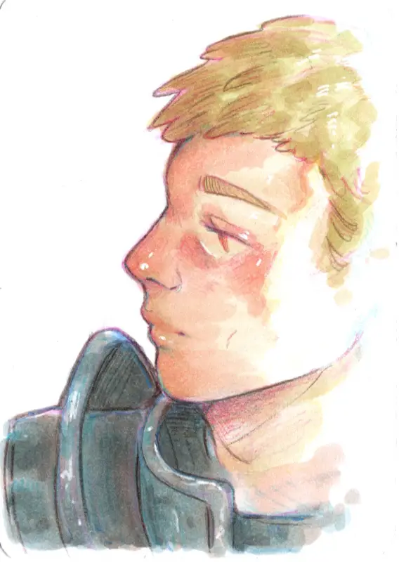 Laios (Dungeon Meshi) aceo art card