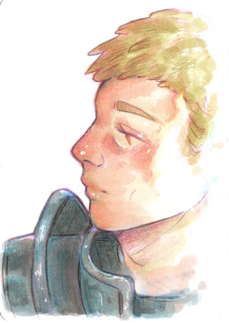 Laios (Dungeon Meshi) aceo art card