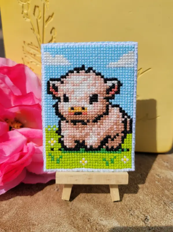 Midday Grazing aceo art card