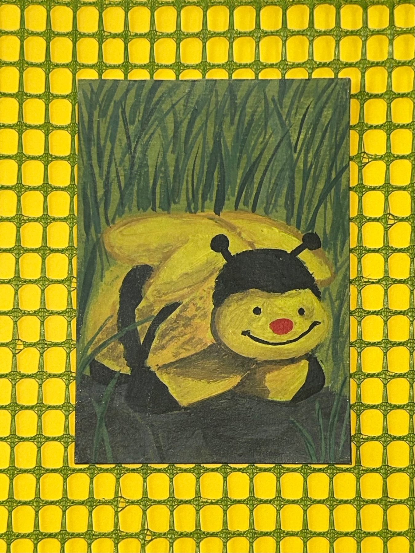 Bee Pillow Pet aceo art card