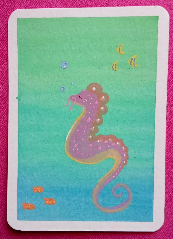 Fit For Fish aceo art card