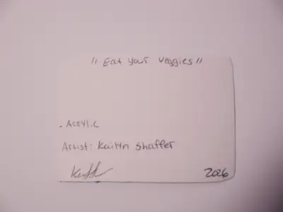 Eat Your Veggies aceo art card thumbnail 3