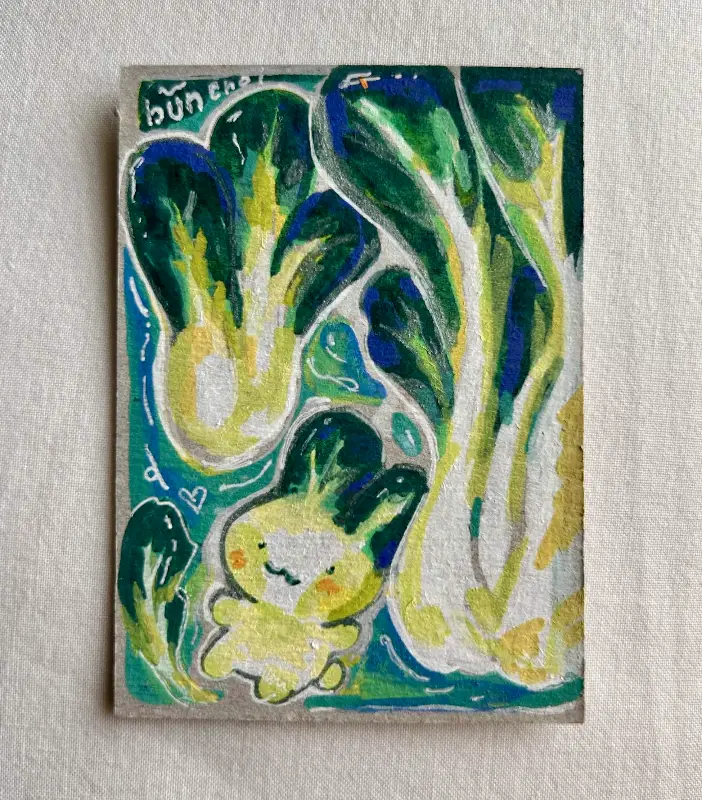 bun choi aceo art card