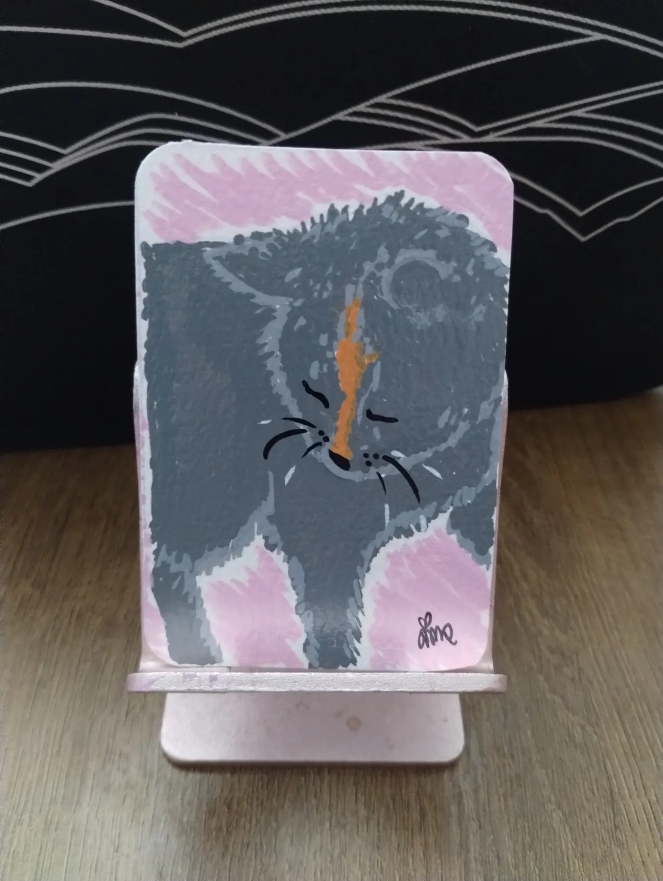 Cats series 4/8 aceo art card