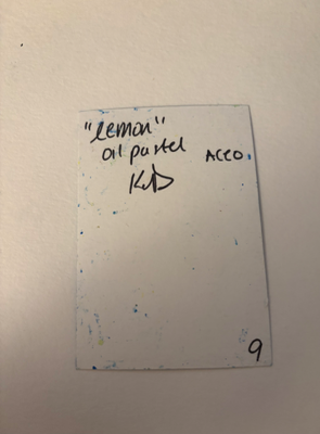 Lemons aceo art card thumbnail 2