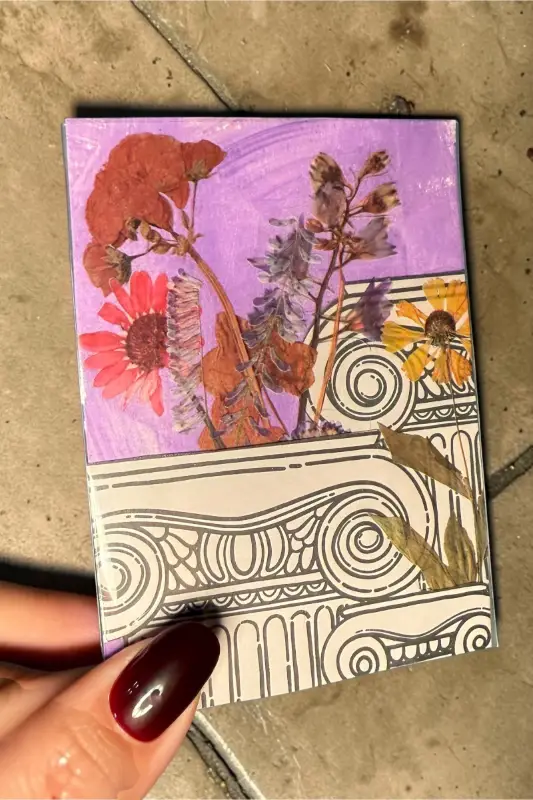 Flowers 2 aceo art card