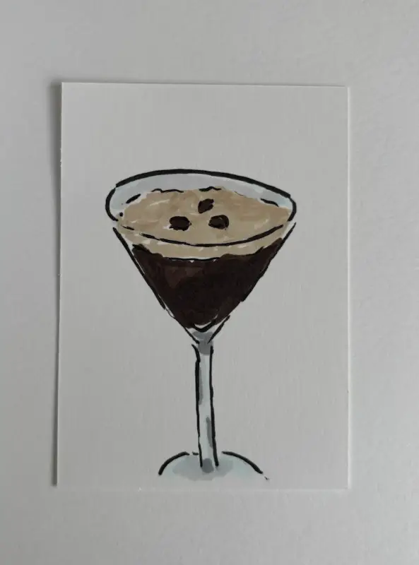 Espresso Martini aceo art card
