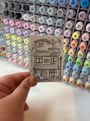 “Mono: Urban Thoughts” aceo art card thumbnail 3