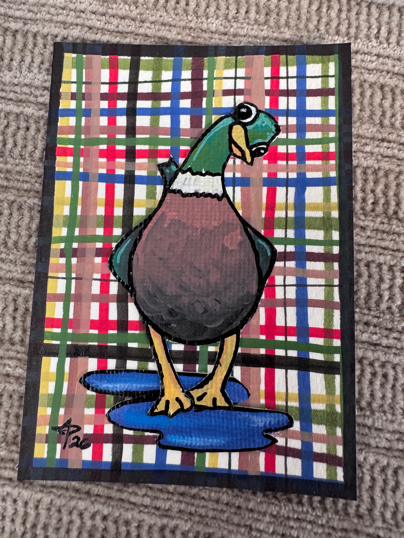Puddle Jumper aceo art card