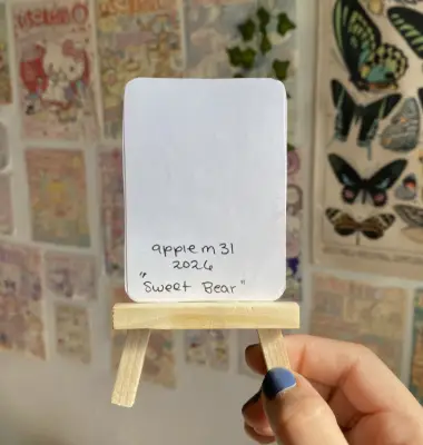 Sweet Bear aceo art card thumbnail 3
