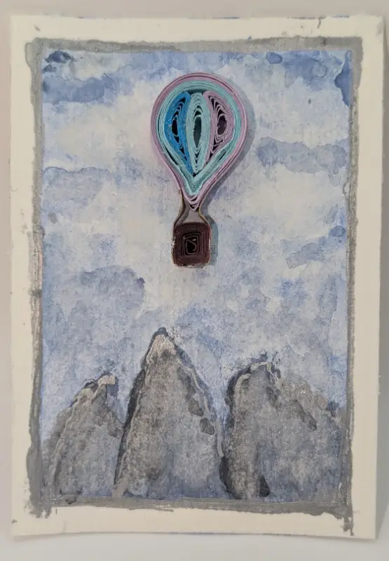 Soaring Above aceo art card
