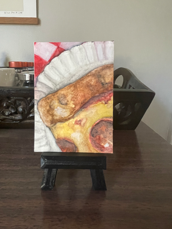 Pizza Slice aceo art card
